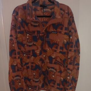 Patagonia Synchilla Fleece - Coral and Slate